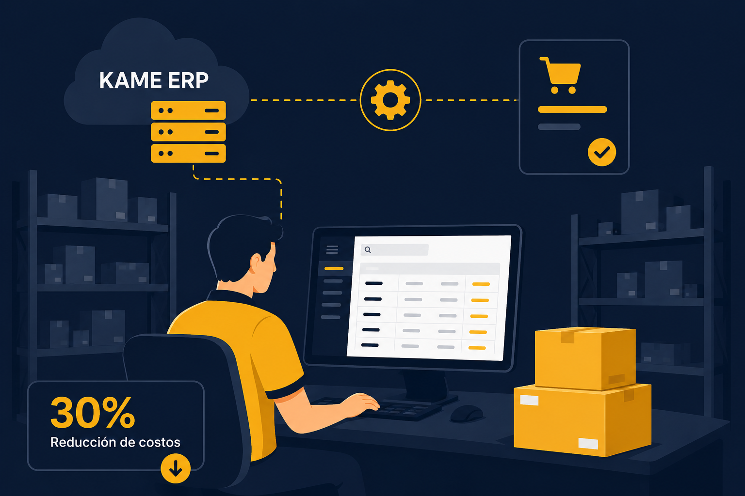 Integración de KAME ERP con PanalWMS