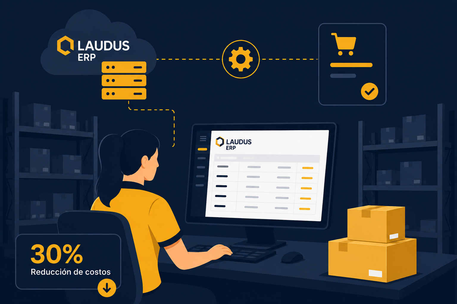 Integración de Laudus ERP con PanalWMS